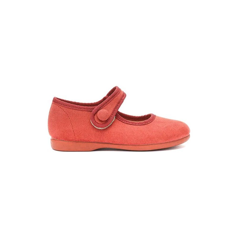 Childrenchic Spectator Suede Mary Jane, Red